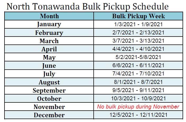 Niagara Falls Garbage Schedule 2023 (Bulk Pickup, Holidays, Maps)